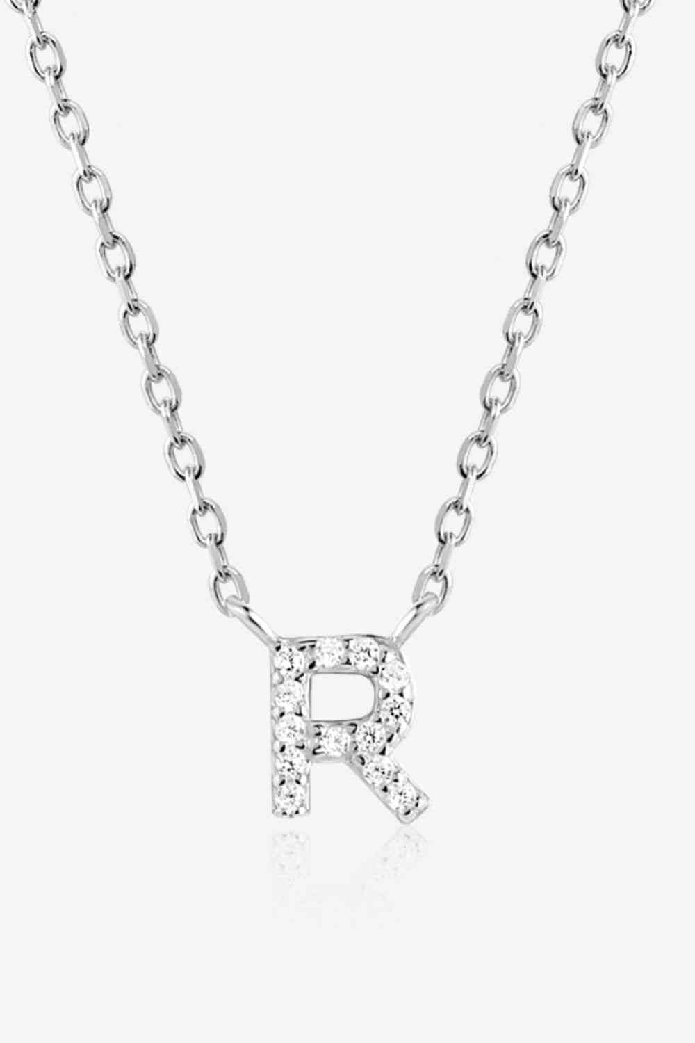 Q To U Zircon 925 Sterling Silver Necklace