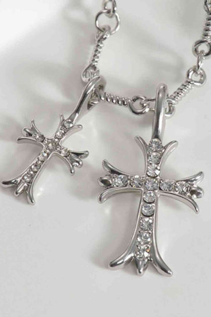 Cross Pendant Stainless Steel Necklace