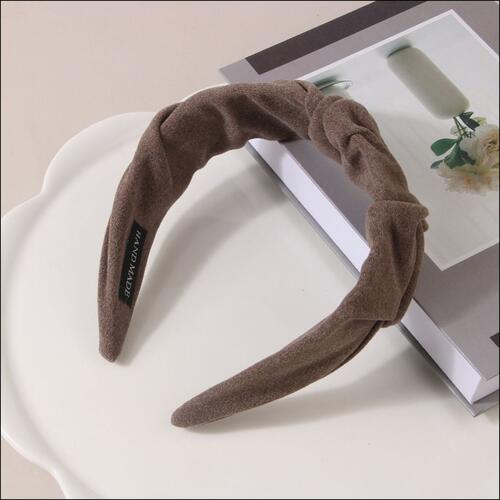 Wide Suede Headband