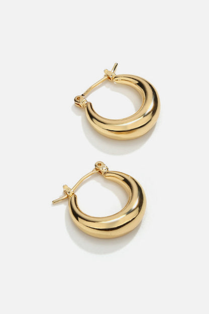 Round Hoop Earrings