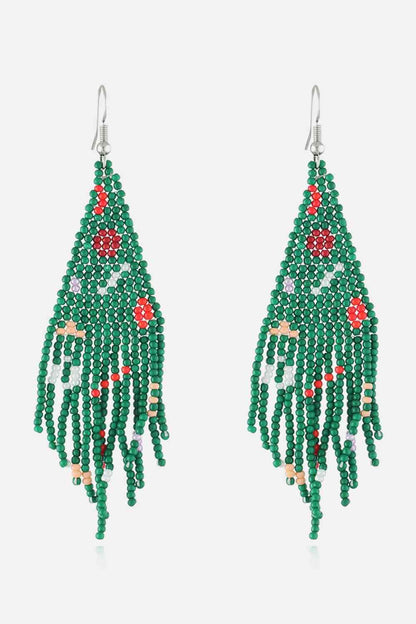 Christmas Beaded Earrings