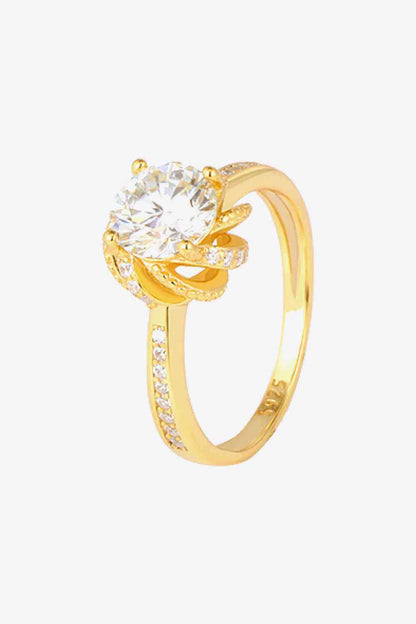 Kiss Me Once Moissanite Ring