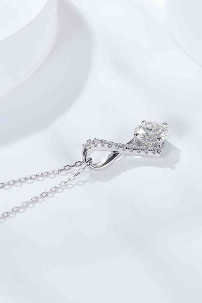 Special Occasion 1 Carat Moissanite Pendant Necklace