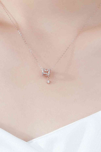 Rely On Fate Cubic Zirconia Pendant Necklace