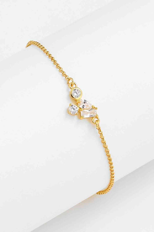 18K Gold Plated Zircon Bracelet