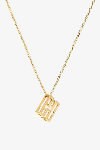 A to J Letter Pendant Nekclace