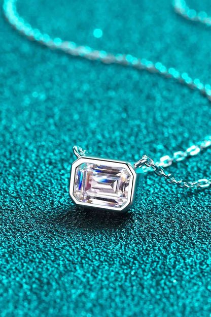 Beautiful Words 1 Carat Moissanite Pendant Necklace