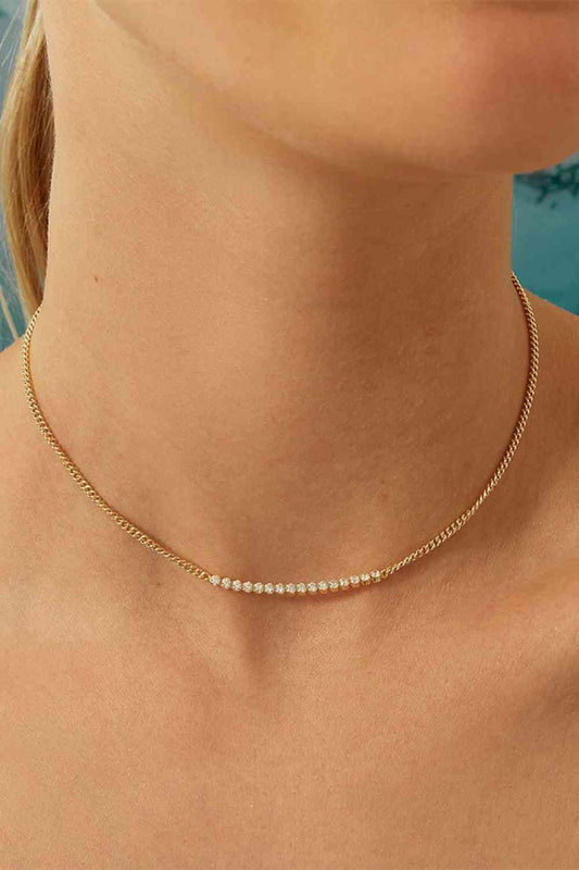 925 Sterling Silver Choker Necklace