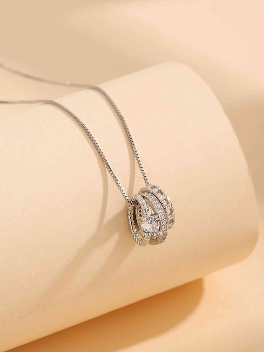 Zircon 925 Sterling Silver Necklace